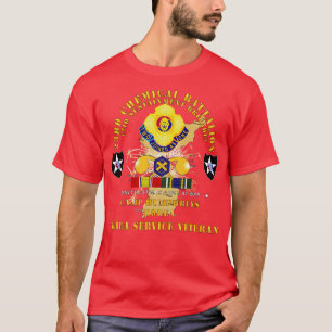 T-shirt 23ème Chimique Bn Camp Humphreys w Carte w KOREA S