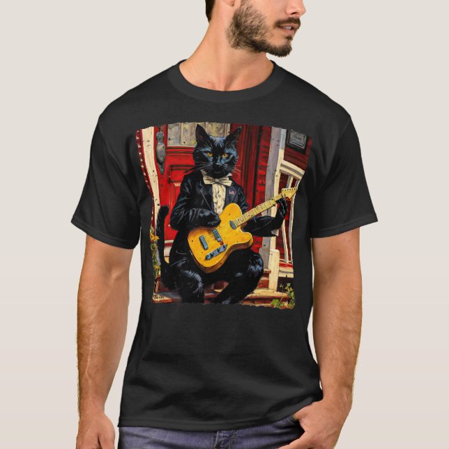 T-shirt 24065_Retour Chat Sur Télé (Devant)