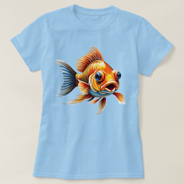 T-shirt 24075_Poisson d'or (Design devant)