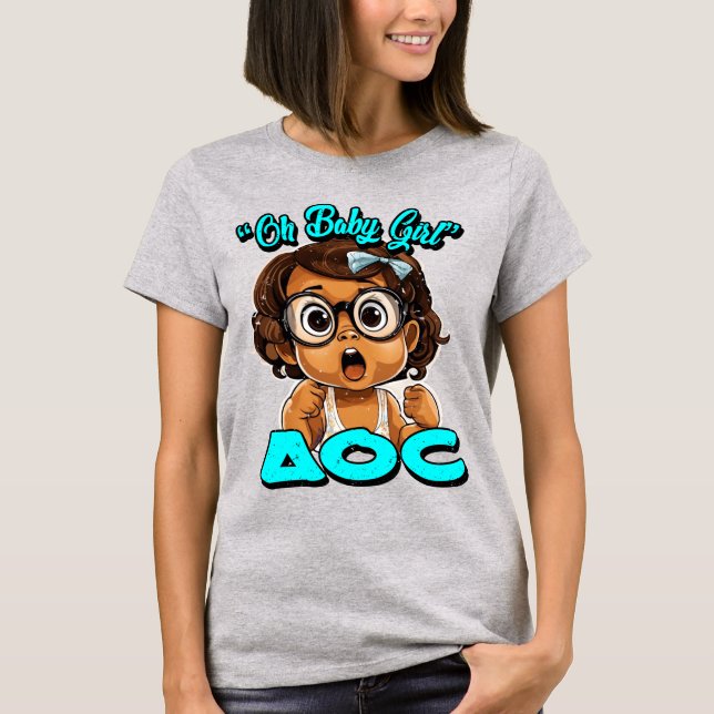 T-shirt 24079_"Oh Baby Girl" AOC (Devant)