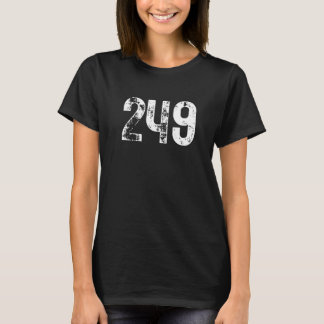 T-shirt 249 Indicatif régional Sudbury ON Mobile Telephone