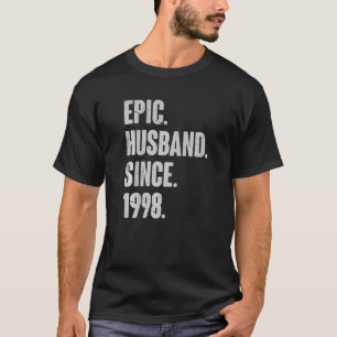 T-shirt 24 Anniversaire Mariage Pour Lui Épique Mari Depui