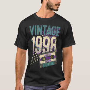 T-shirt 24 ans Vintage 1998 24e anniversaire