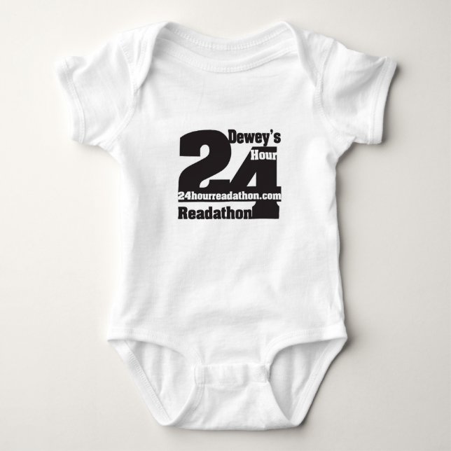 T-shirt 24 chemises de Readathon de l'heure de Dewey (Devant)