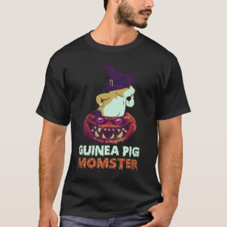 T-shirt 24 Cochon d'Inde Mamanster Citrouille Monstre Drôl