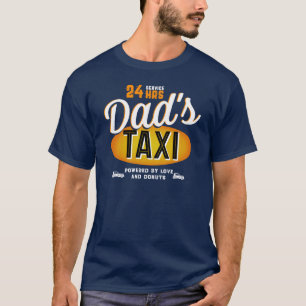 T-shirt 24 services, amour et butées toriques de taxi de