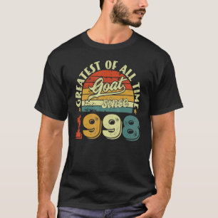 T-shirt 24e anniversaire 24 ans chèvre depuis 1998