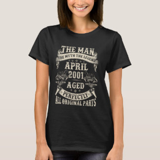 T-shirt 24e anniversaire Cadeaux pour hommes 24 ans Annive