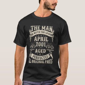 T-shirt 24e anniversaire Cadeaux pour hommes 24 ans Annive