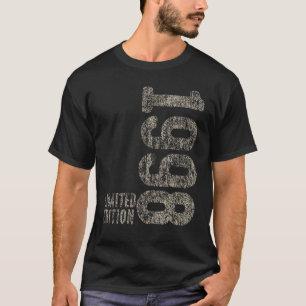 T-shirt 24e anniversaire Dames Mens 24 ans 1998 4