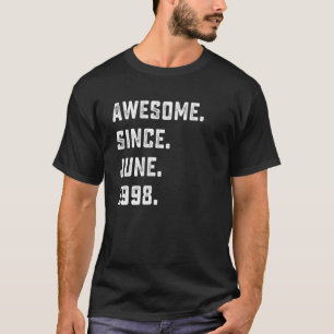 T-shirt 24e anniversaire stupéfiant depuis juin 1998 24 an