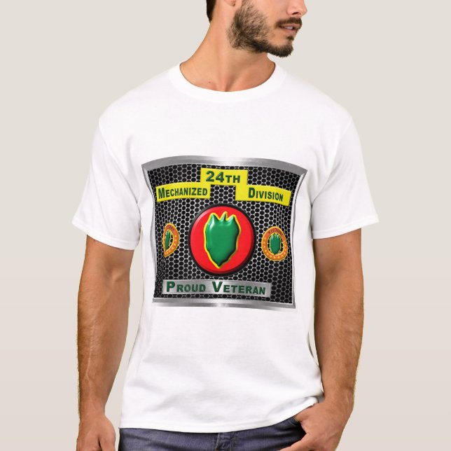 T-shirt 24e division d'infanterie mécanisée (Devant)