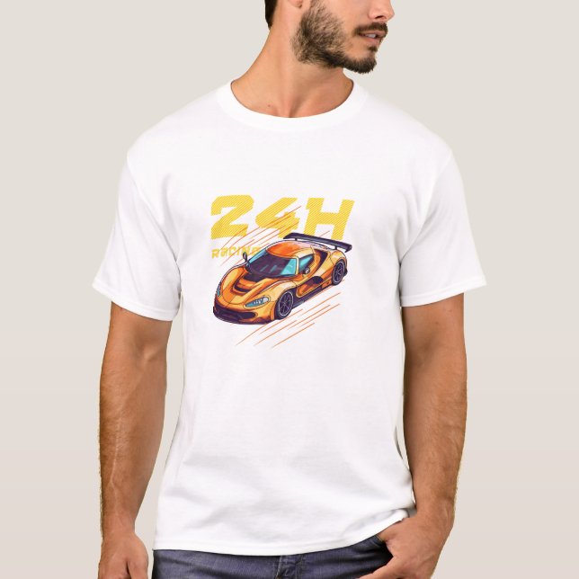 T-shirt 24H Racing – Tee de course d'endurance pour le spo (Devant)