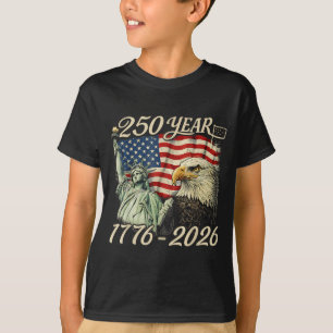 T-shirt 250 Ans 1776 2026 250e Anniversaire 4 juillet