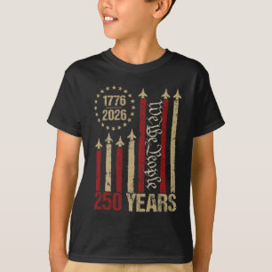 T-shirt 250 Ans 1776 2026 250e Vintage 4 juillet Amérique