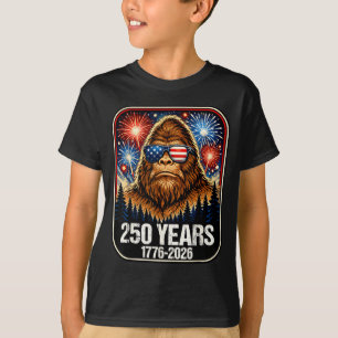 T-shirt 250 Ans Bigfoot Patriotique 1776-2026 250e