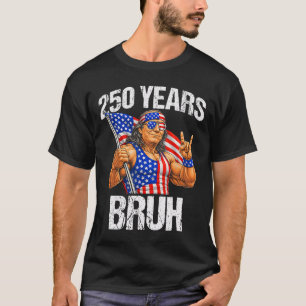 T-shirt 250 Ans Bruh Ben Franklin Panneau Rock 250e Annive