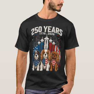 T-shirt 250 Ans Cavalier King Charles Spaniel d'Amérique