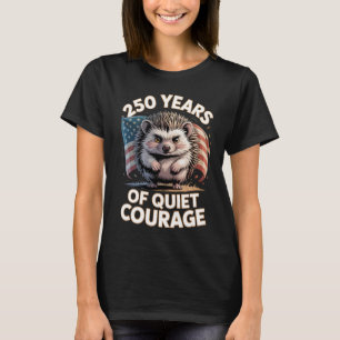 T-shirt 250 Ans de Courage Silencieux Art de Hérisson