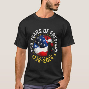 T-shirt 250 ans de dom en Amérique pour l'indépendance