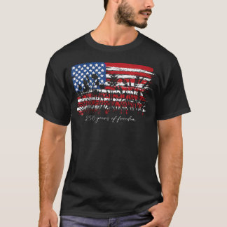 T-shirt 250 Ans De Liberté 1776-2026 4 Juillet
