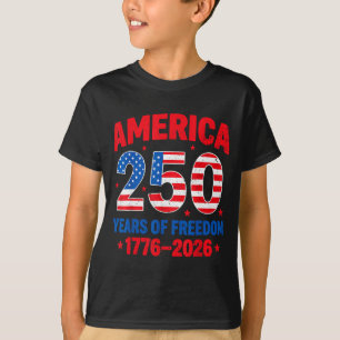 T-shirt 250 ans de liberté 250e anniversaire drapeau États