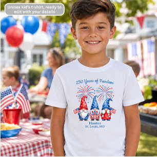 T-shirt 250 Ans de Lutins Patriotiques pour Enfants