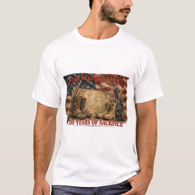 T-SHIRT 250 ANS DE SACRIFICE (Devant)