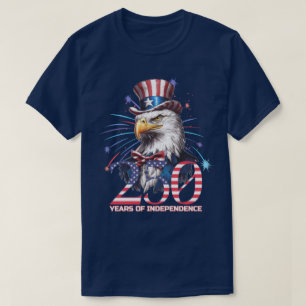 T-shirt 250 ans d'indépendance Aigle américain