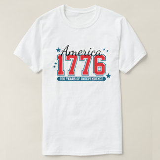 T-shirt 250 Ans d'Indépendance Fête du 4 Juillet Anniversa