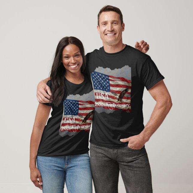 T-shirt 250 Ans  Stars & Stripes (Unisexe)