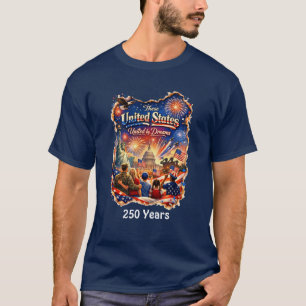 T-shirt 250 Ans USA -1