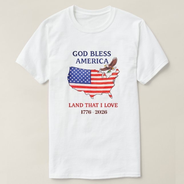 T-Shirt 250 Ans USA -21 (Design devant)