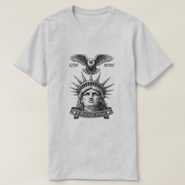 T-Shirt 250 Ans USA -22b (Design devant)