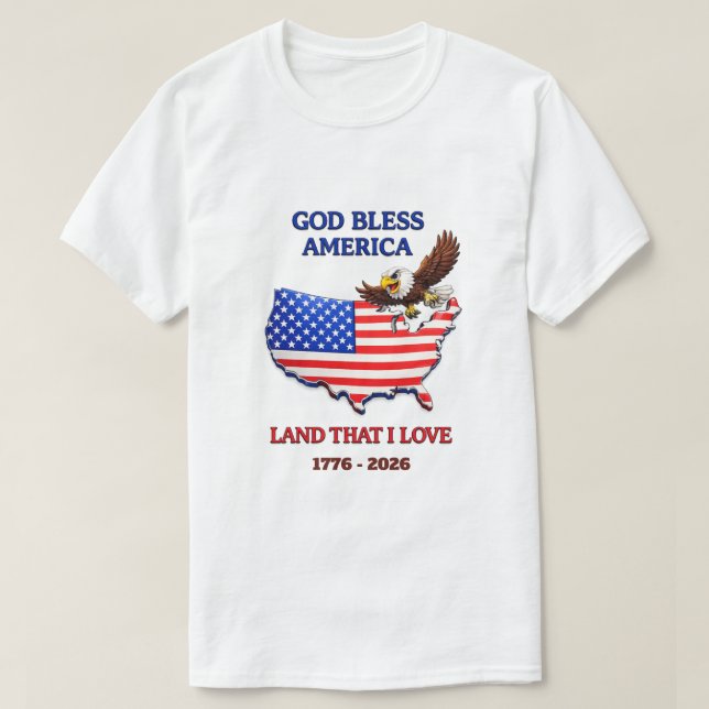T-Shirt 250 Ans USA -24 (Design devant)