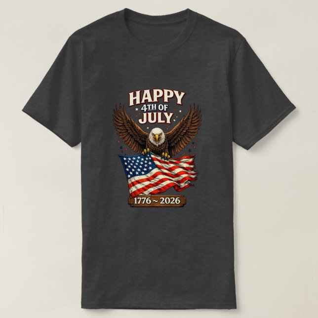 T-shirt 250 Ans USA -25 (Design devant)