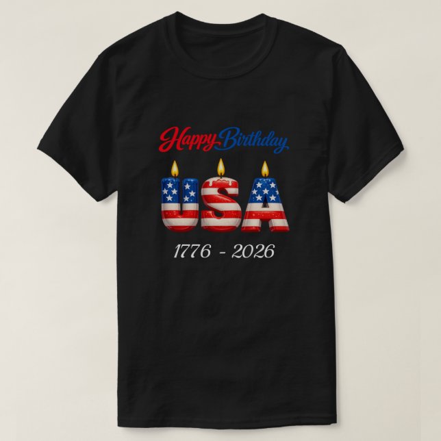 T-Shirt 250 Ans USA -31a (Design devant)
