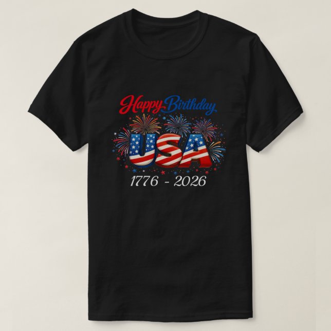 T-Shirt 250 Ans USA -31b (Design devant)
