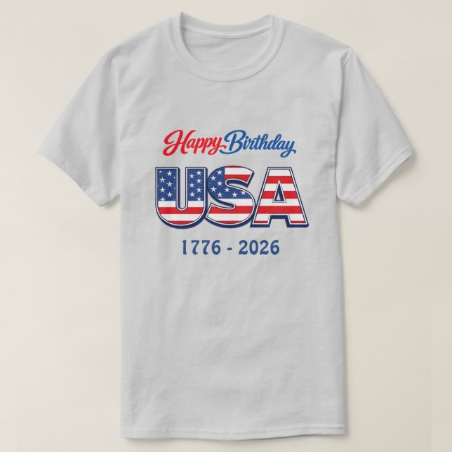 T-Shirt 250 Ans USA -31c (Design devant)