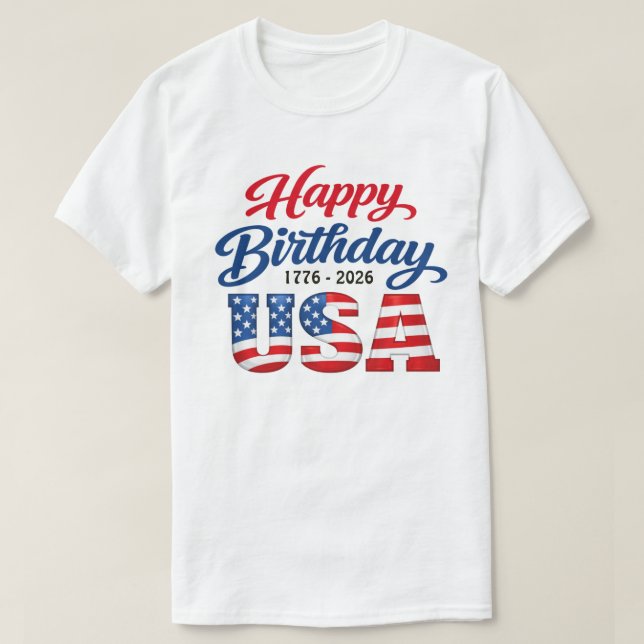 T-Shirt 250 Ans USA -31d (Design devant)
