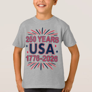 T-shirt 250 ans USA   Semiquinentenaire 1776-2026