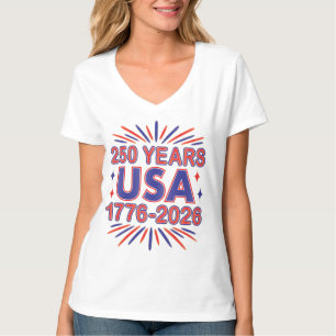 T-shirt 250 ans USA Semiquinentenaire 1776-2026