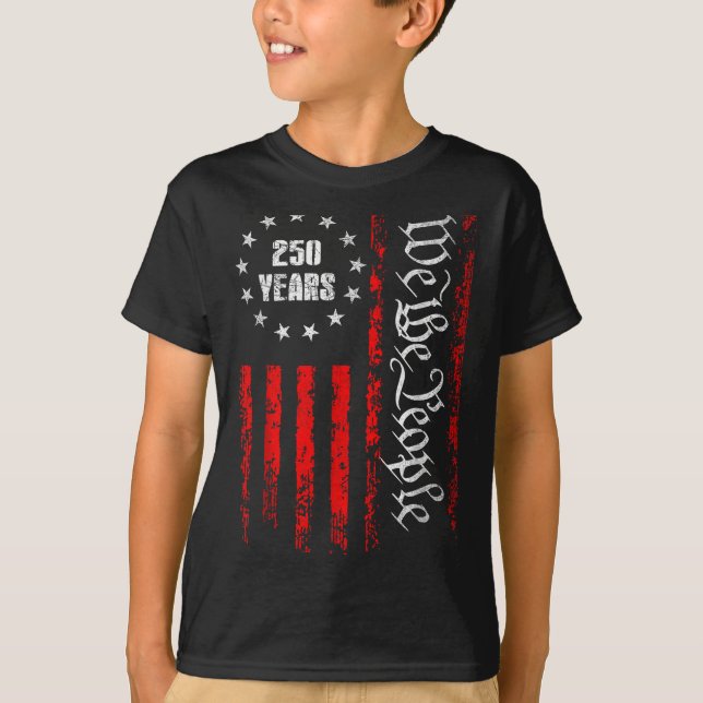 T-shirt 250 Years 1776-2026 250th Birthday Usa Patriotic 4 (Devant)