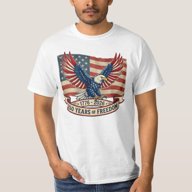 T-shirt 250 Years Of Freedom (Devant)