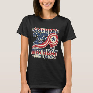 T-shirt 250e anniversaire 4 juillet 1776-2026 États-Unis A