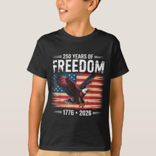 T-shirt 250e anniversaire américain 2026 Années de liberté