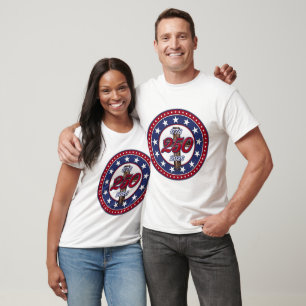 T-shirt 250e anniversaire d'Amérique 1776-2026 Rugged Cros