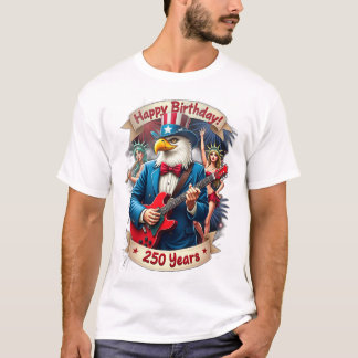 T-shirt 250e anniversaire de l'Indépendance des États-Unis