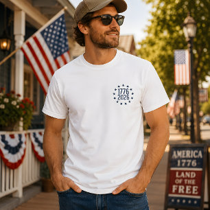 T-shirt 250e anniversaire de l'indépendance des États-Unis