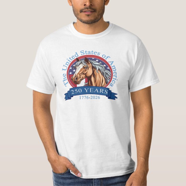 T-shirt 250e anniversaire des États-Unis (Devant)